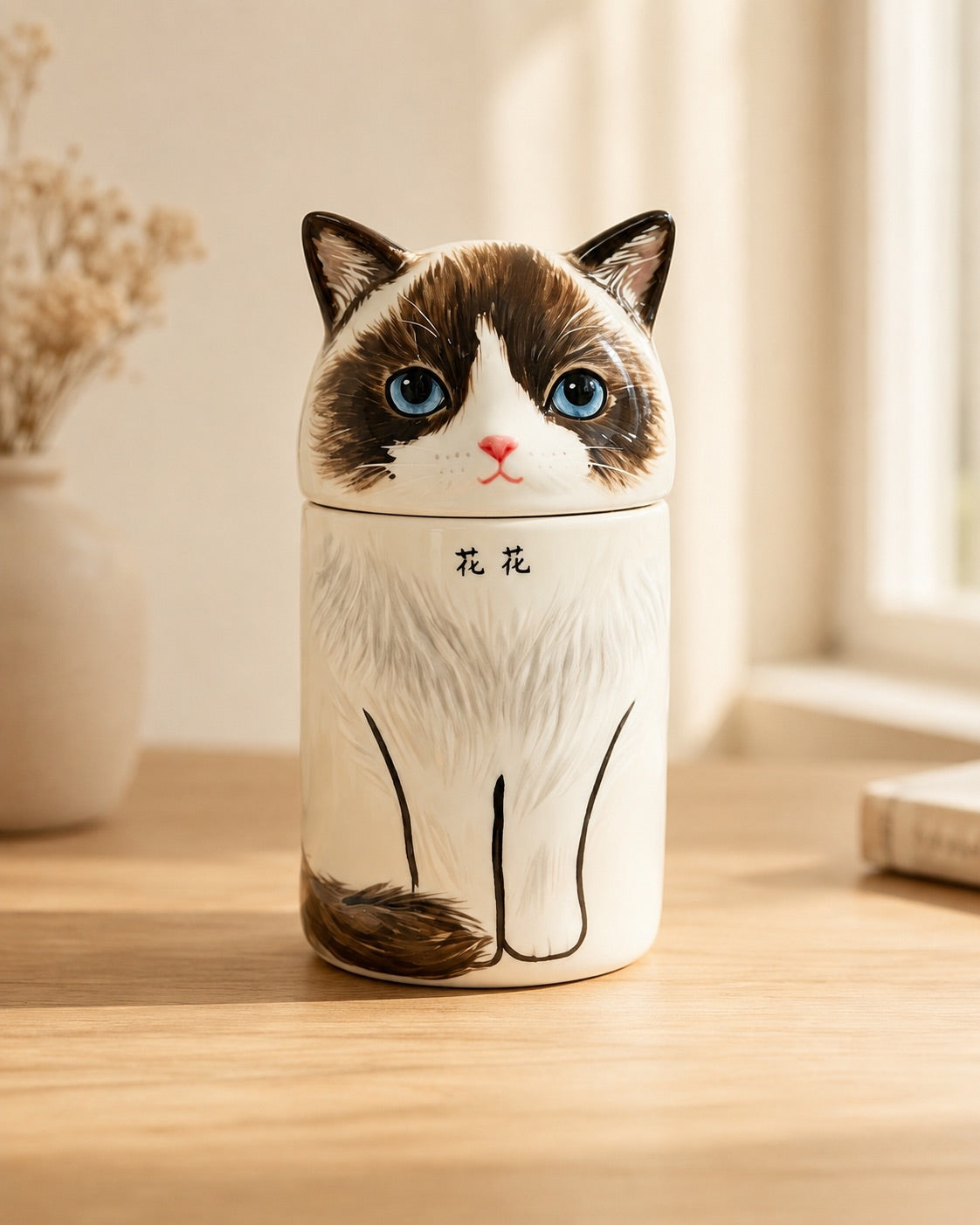 Cat memorial with companion