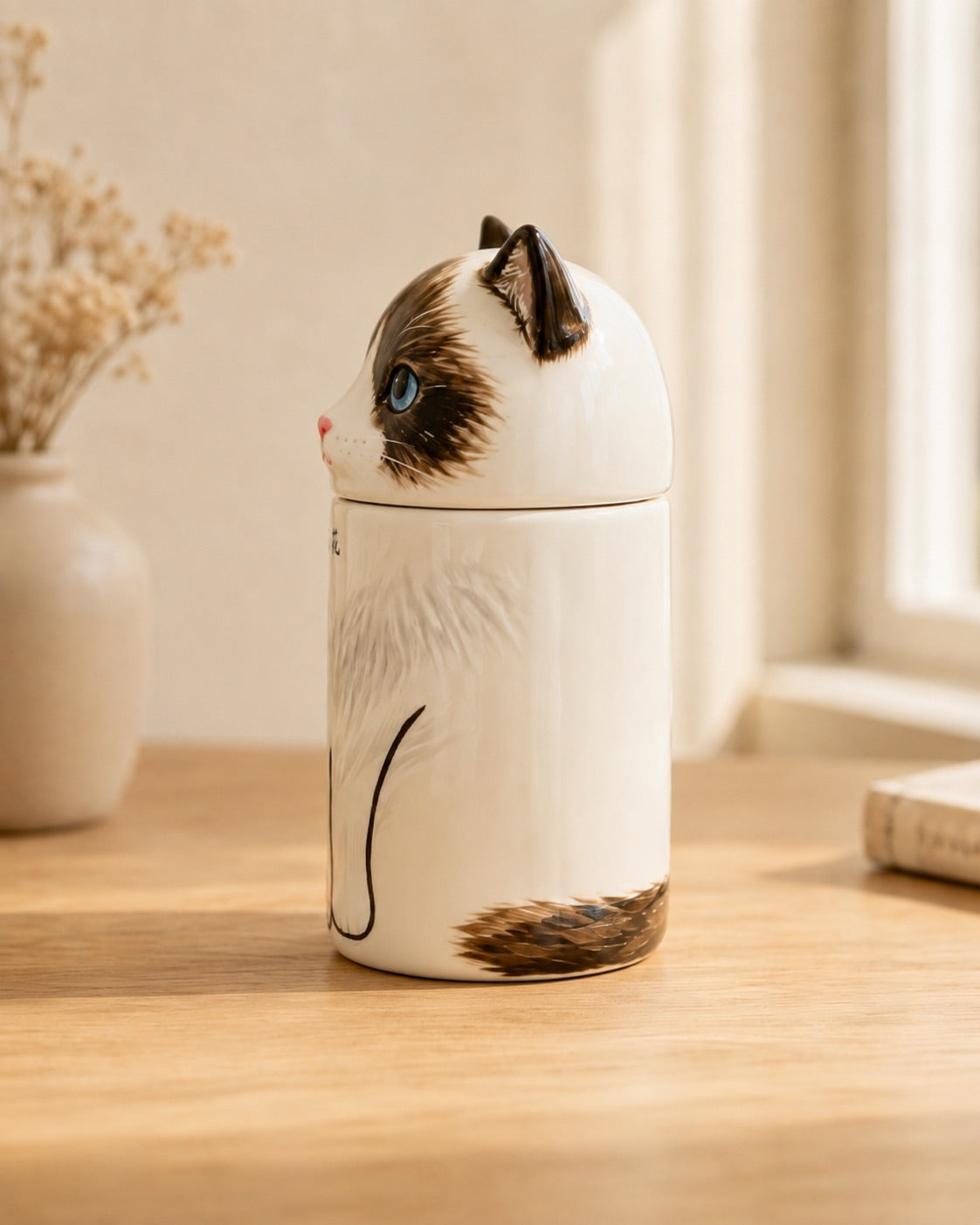 Painted cat memorial example