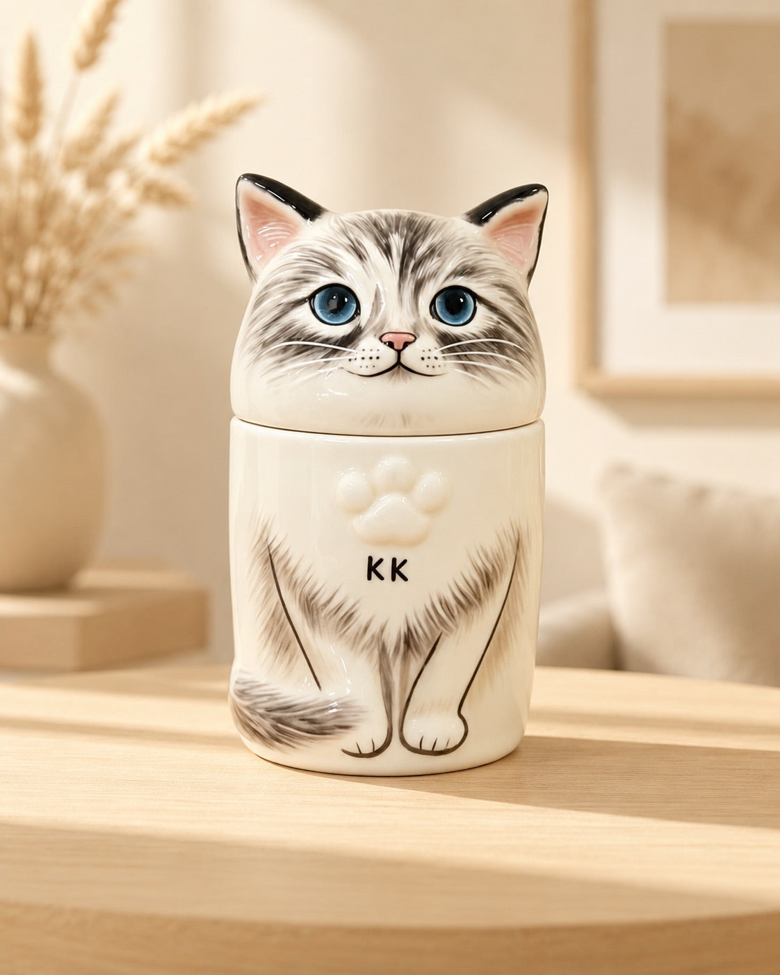 Cat memorial with companion