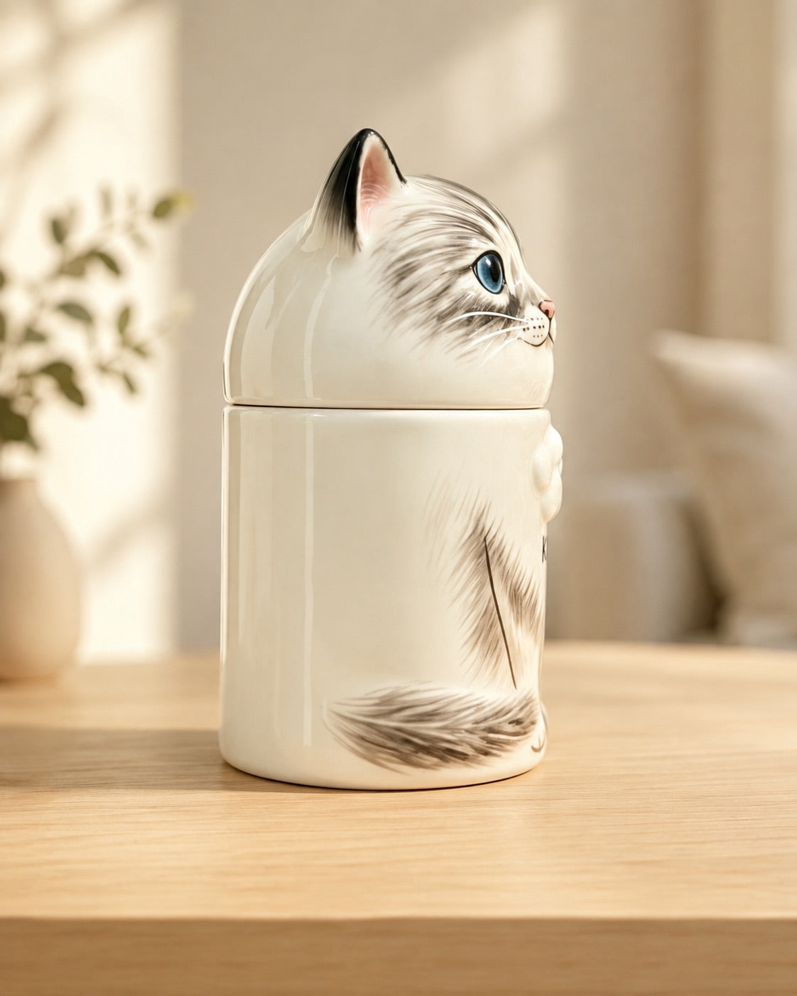 Cat memorial with companion