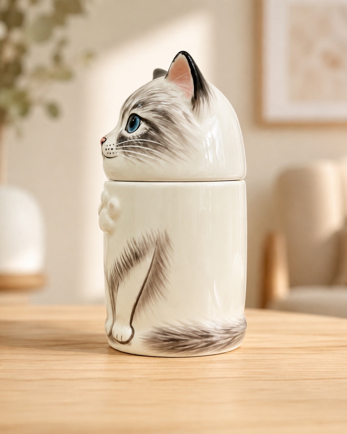 Cat memorial with companion