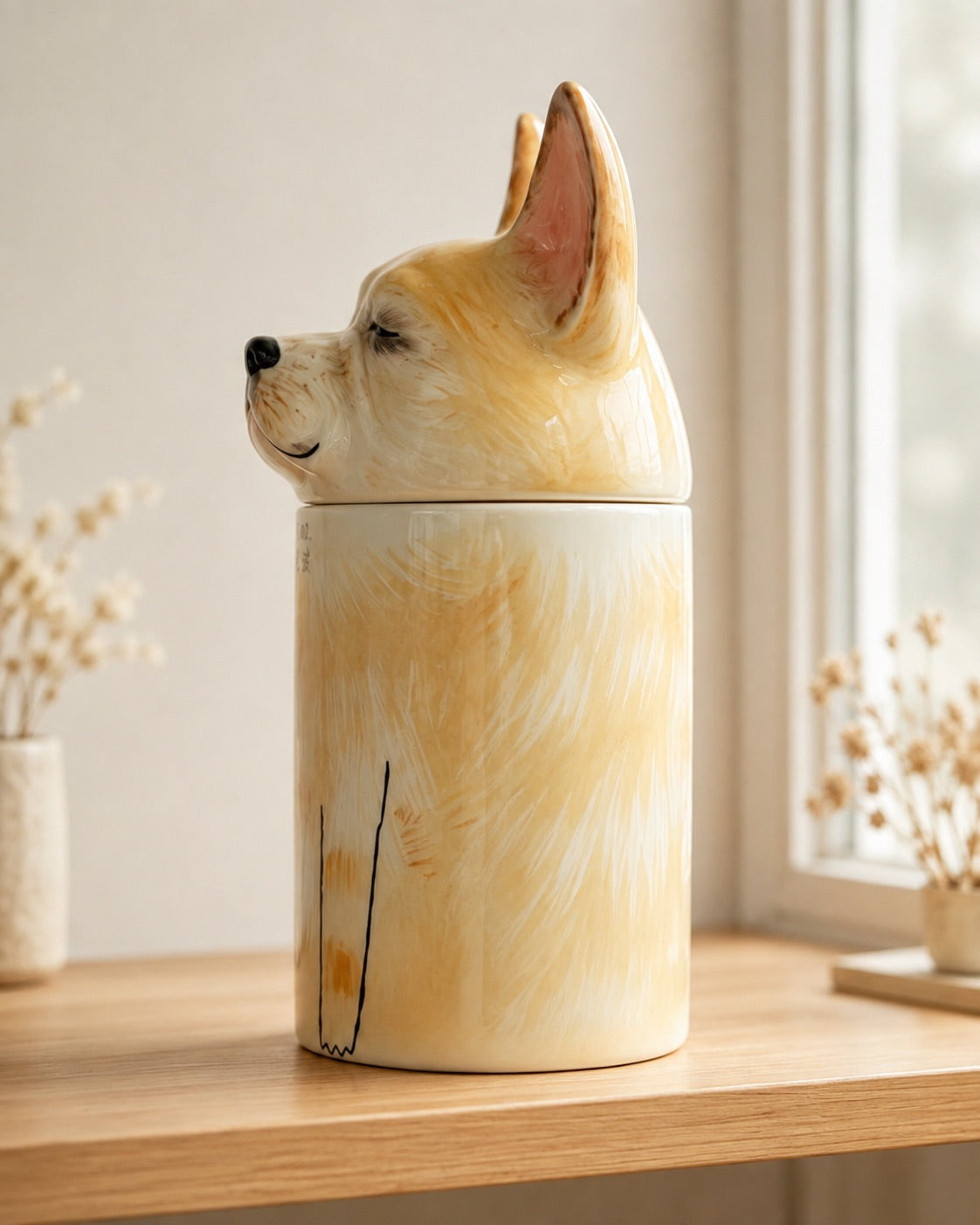 Custom dog memorial