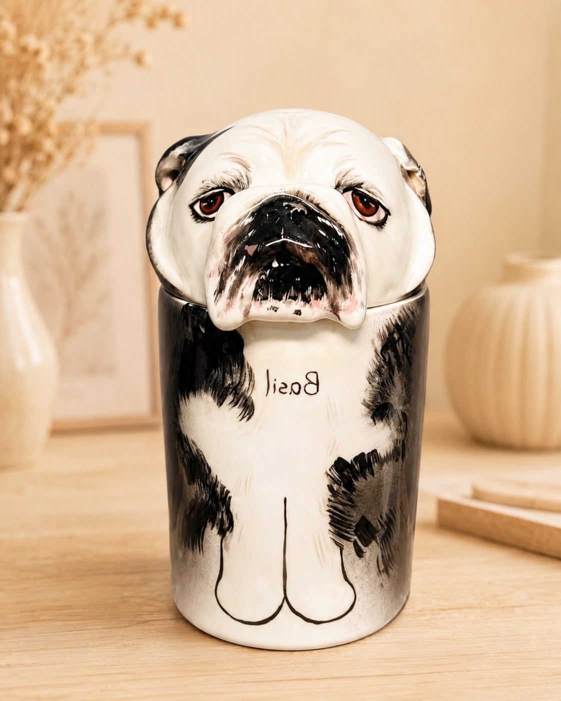 Custom dog memorial