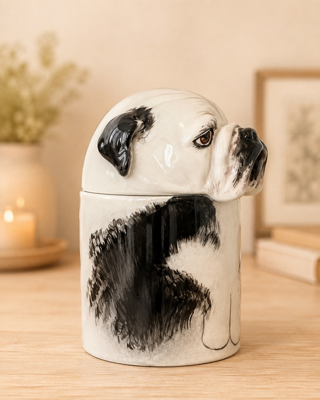 Custom dog memorial